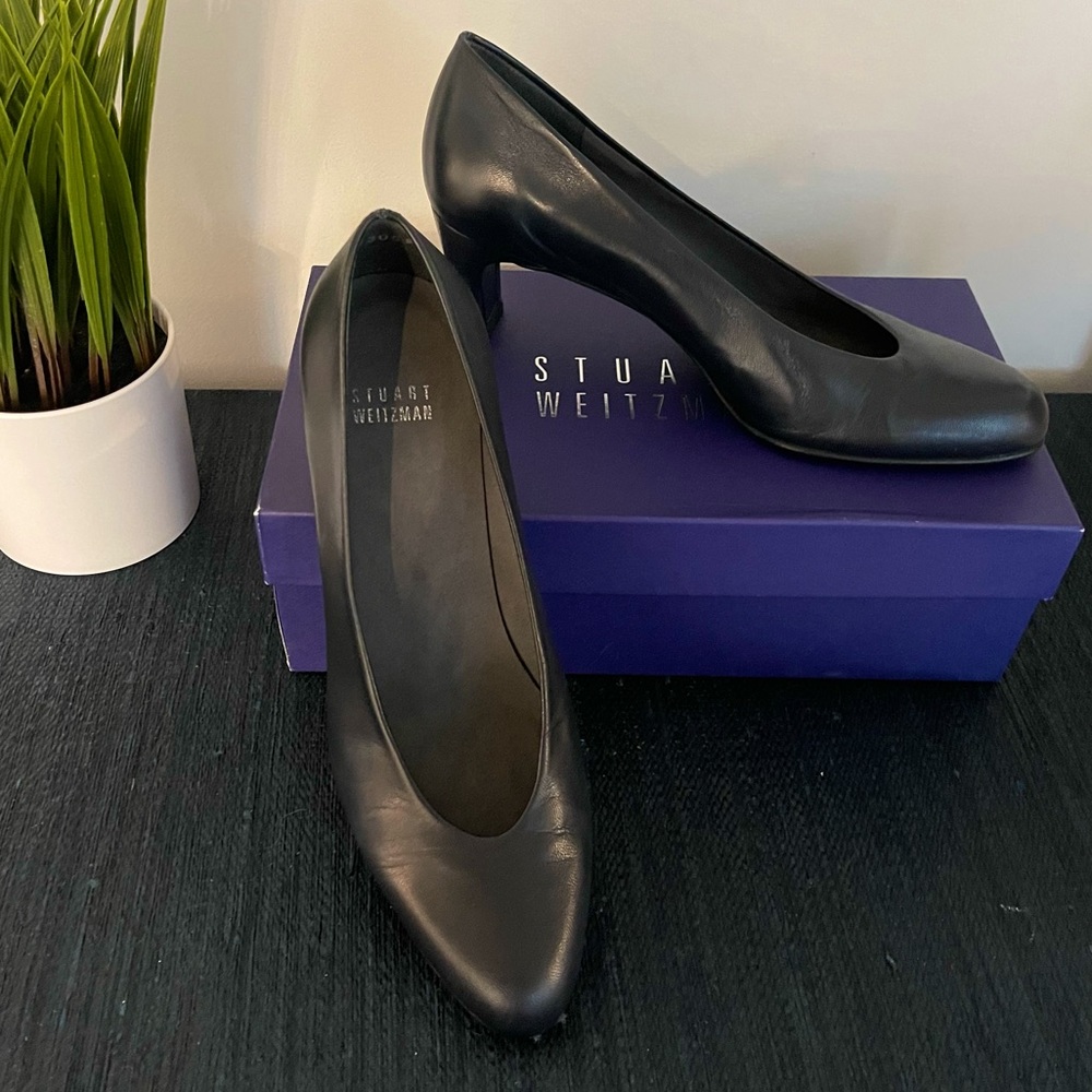 Stuart Weitzman Chicpump Navy Nappa